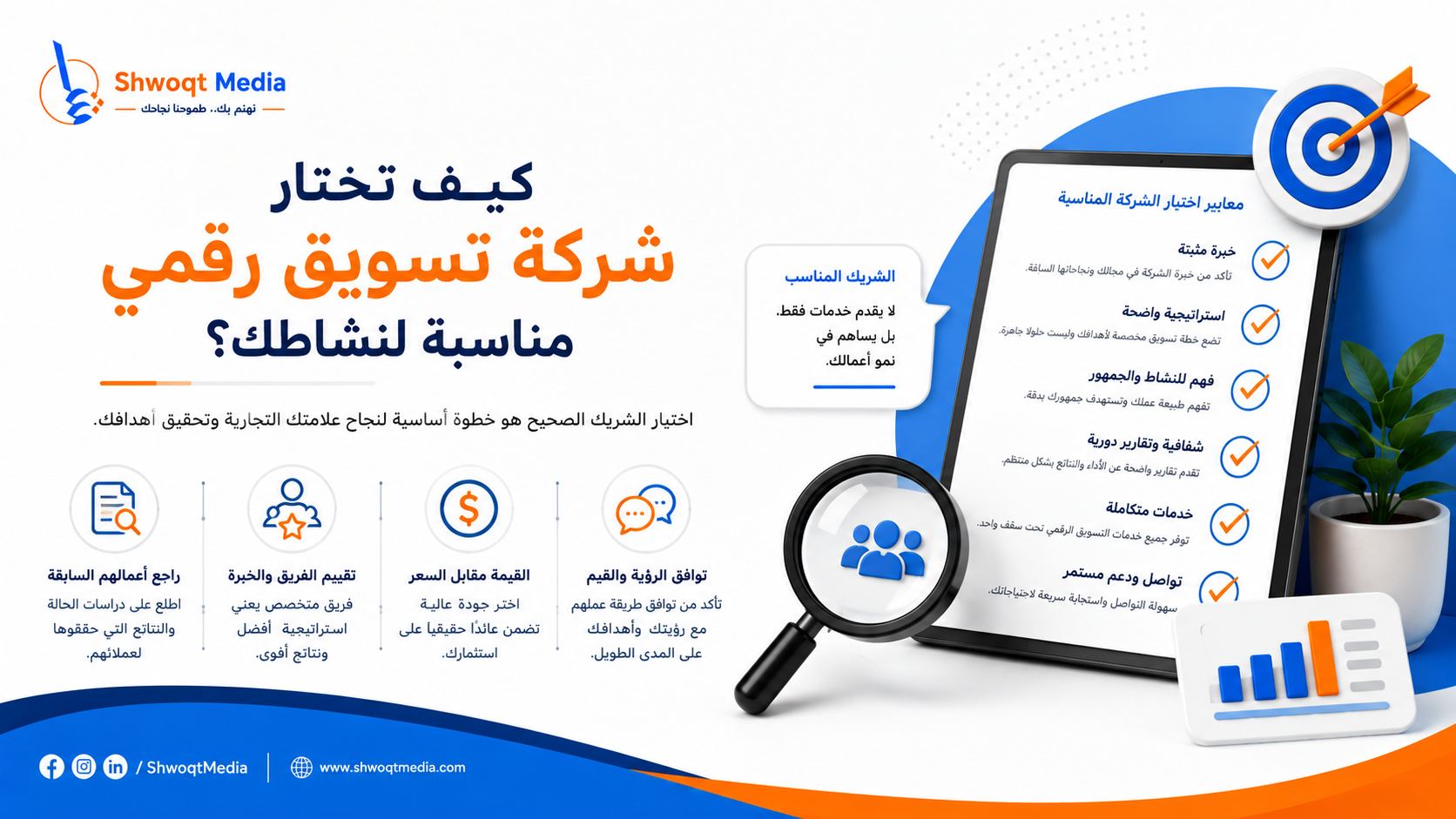 كيف تختار شركة تسويق رقمي